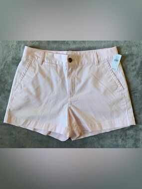 GAP Light Pink Women's Cotton Blend 3” Khaki Shorts